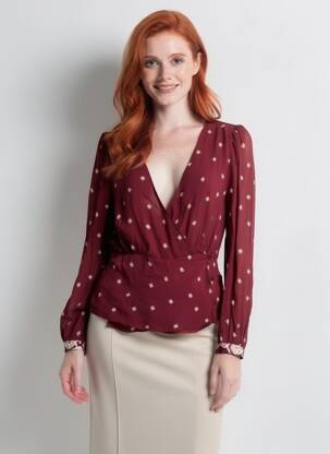 Chemisier rouge PEPE femme