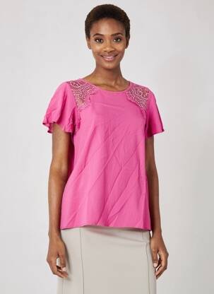 T-shirt rose AMELIE & AMELIE femme