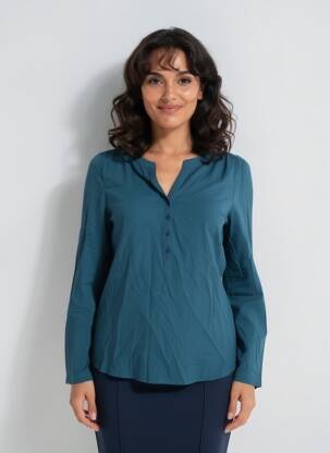 Blouse bleu STREET ONE femme
