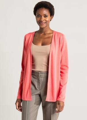 Gilet manches longues orange STREET ONE femme