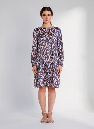 Robe courte bleu STREET ONE femme