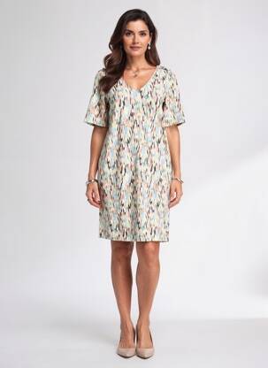Robe courte blanc GARCIA femme