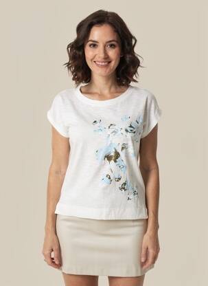 T-shirt blanc S.OLIVER femme