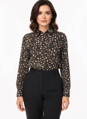 Chemisier noir MOLLY BRACKEN femme