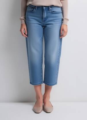 Pantacourt bleu ONLY femme