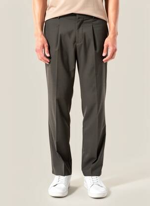 Pantalon droit marron JACK & JONES homme