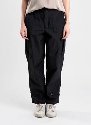 Pantalon cargo noir YUGEN femme