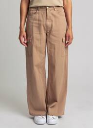 Pantalon droit marron ONLY femme