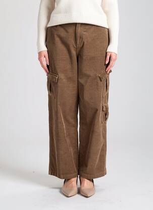 Pantalon droit taille normale taille normale beige ONLY femme