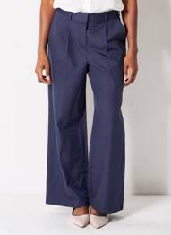 Pantalon large taille normale taille normale bleu VERO MODA femme