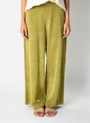 Pantalon large vert JACQUELINE DE YONG femme
