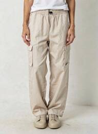 Pantalon cargo coupe droite gris ONLY femme