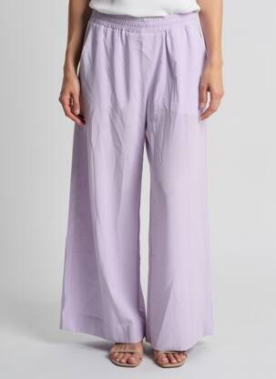 Pantalon large violet VERO MODA femme