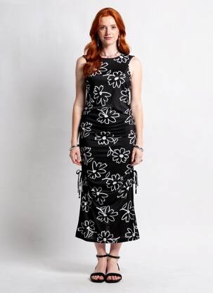 Robe courte noir JACQUELINE DE YONG femme