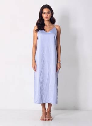 Robe longue violet VILA femme