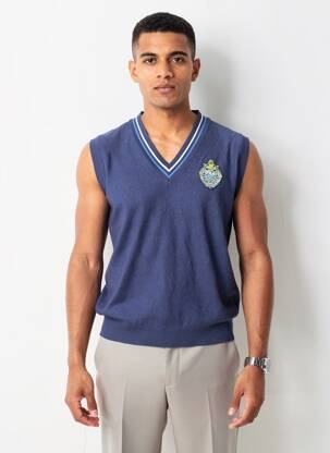 Pull bleu FILA homme