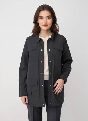 Imperméable noir VILA femme