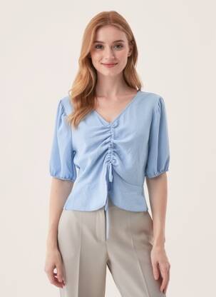 Blouse bleu HAILYS femme
