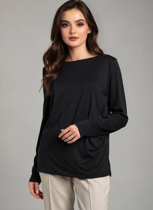 T-shirt noir MANGO femme