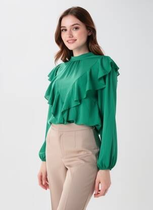 Blouse vert HAILYS femme