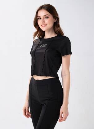 T-shirt noir TALLY WEIJL femme