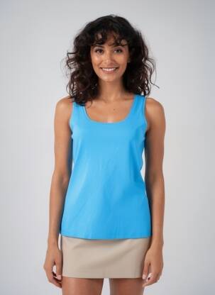 Débardeur bleu OPUS femme