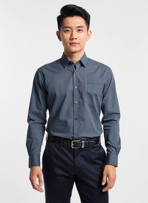 Chemise manches longues bleu JACK & JONES homme