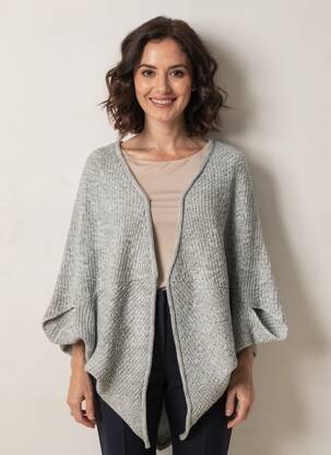 Gilet manches longues gris OPUS femme