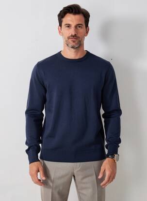 Pull bleu BRUCE & BUTLER  homme