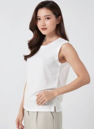 T-shirt blanc MANGO femme