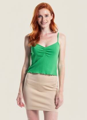 Top vert ONLY femme