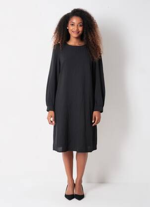 Robe mi-longue noir VERO MODA femme
