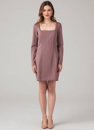 Robe courte marron TALLY WEIJL femme