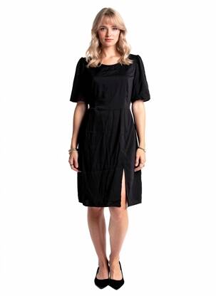 Robe courte noir JACQUELINE DE YONG femme