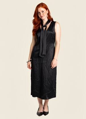 Robe courte noir ASTRID BLACK LABEL femme