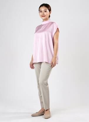 Blouse violet MANGO femme
