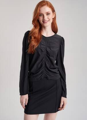Blouse noir ASTRID BLACK LABEL femme