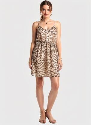 Robe courte sans manche sans manche marron VERO MODA femme