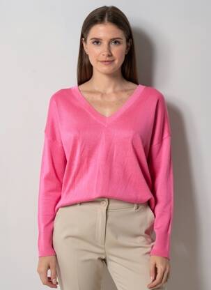Pull rose MANGO femme