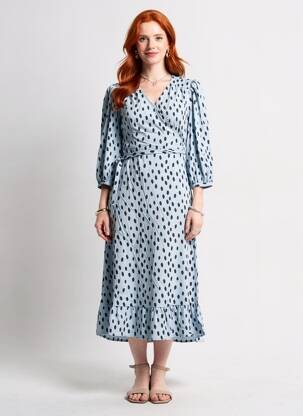 Robe longue bleu ONLY femme