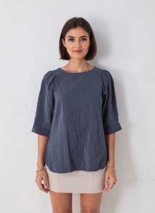 Blouse bleu ASTRID BLACK LABEL femme