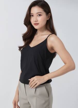 Blouse noir HAILYS femme