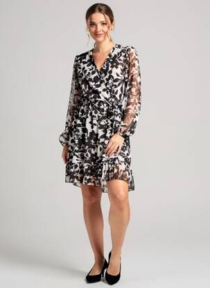 Robe mi-longue blanc HAILYS femme