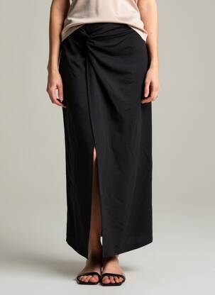 Jupe longue noir VILA femme