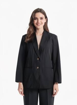Blazer col châle noir ONLY femme