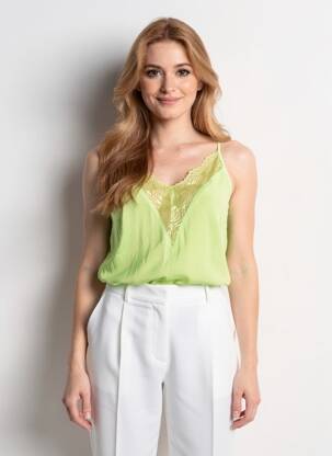 Top jaune MORGAN femme