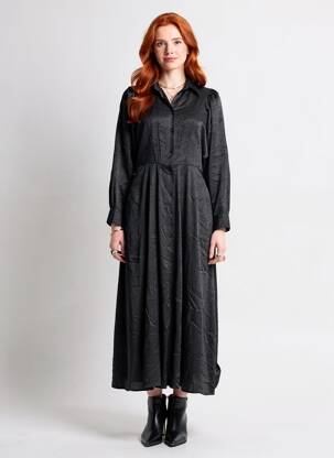 Robe longue noir ASTRID BLACK LABEL femme
