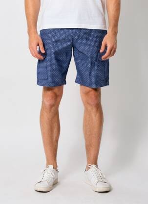 Bermuda bleu BRUCE & BUTLER  homme