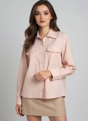 Chemisier rose MANGO femme