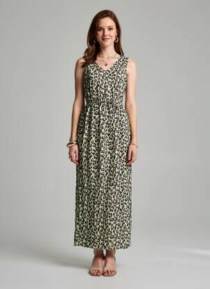 Robe longue vert VERO MODA femme